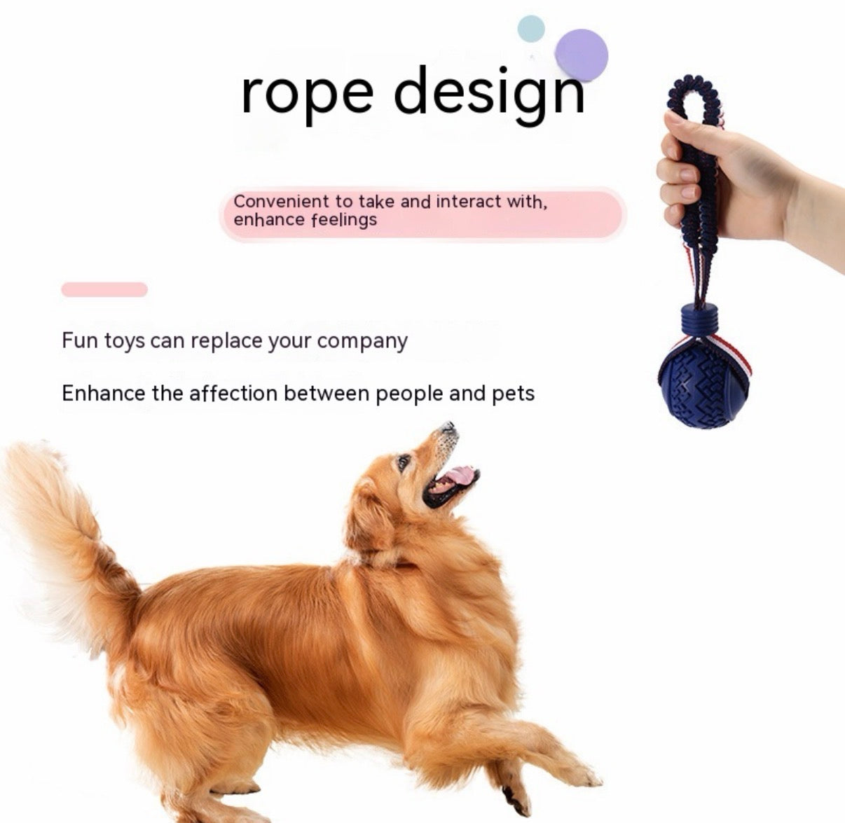 Stop Destructive Chewing Dog Ball