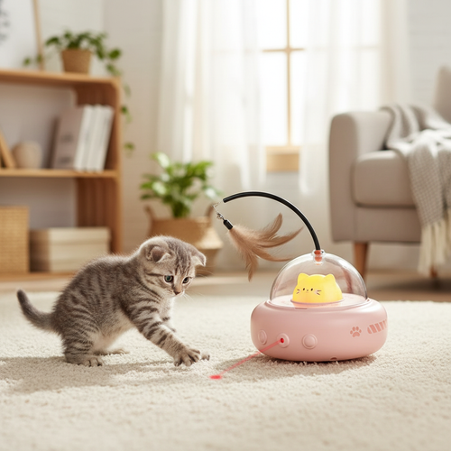 UFO Electric Cat Teaser Toy